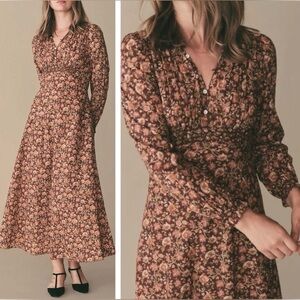 NEW NWT DÔEN Dress in Mulberry Vine Floral